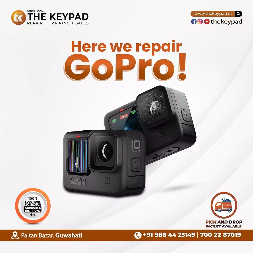 Expert GoPro repair services in Assam